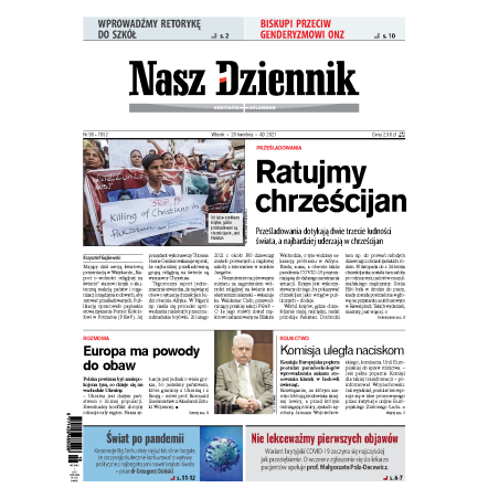 Nasz Dziennik z dnia 20.04.2021 wydanie PDF