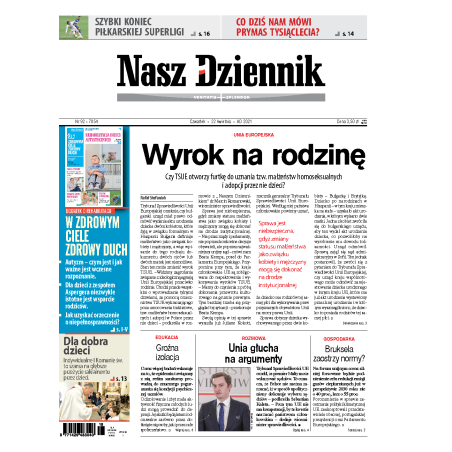 Nasz Dziennik z dnia 22.04.2021 wydanie PDF