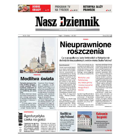 Nasz Dziennik z dnia 23.04.2021 wydanie PDF