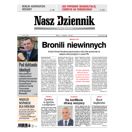 Nasz Dziennik z dnia 27.04.2021 wydanie PDF
