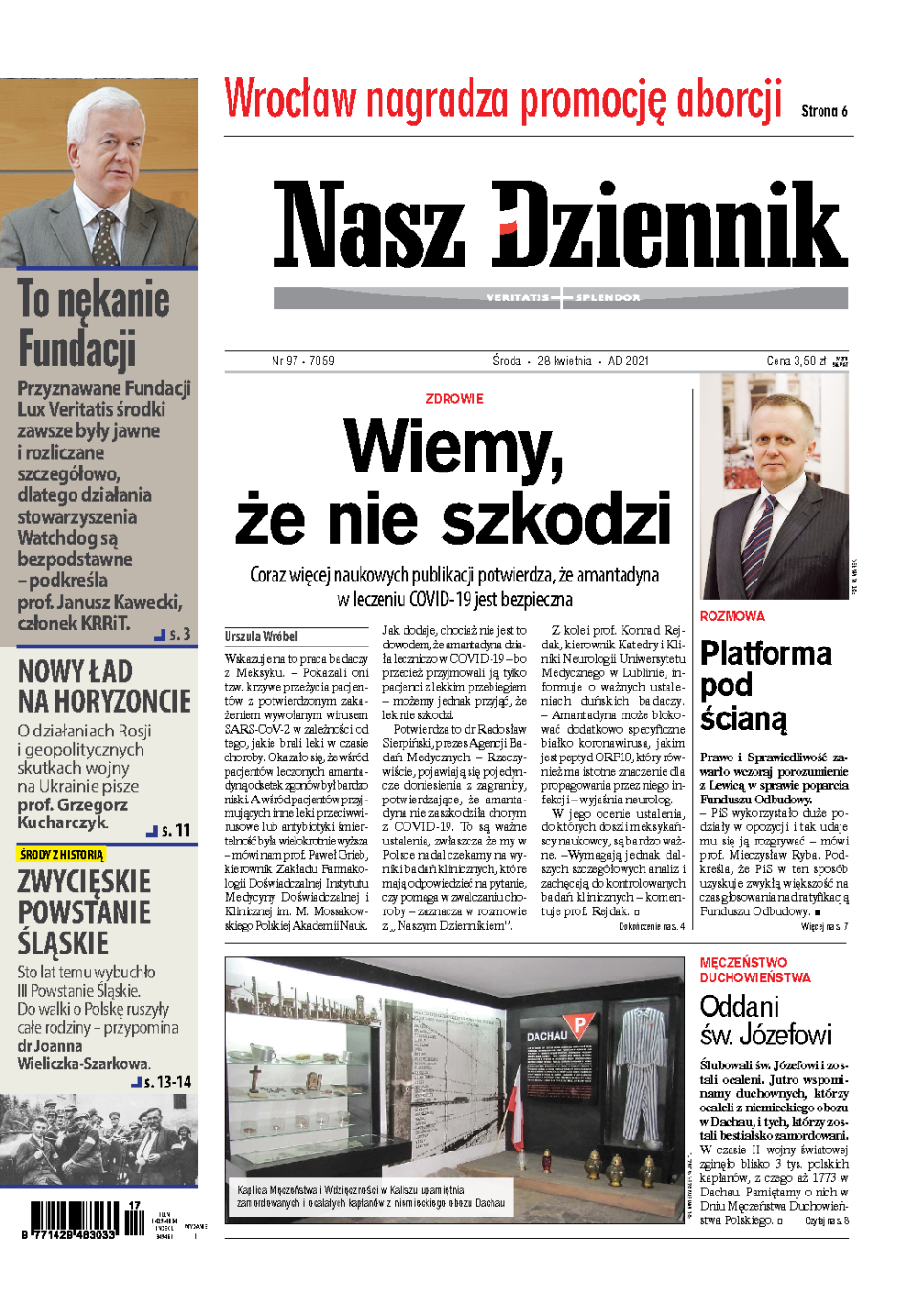 Nasz Dziennik z dnia 28.04.2021 wydanie PDF