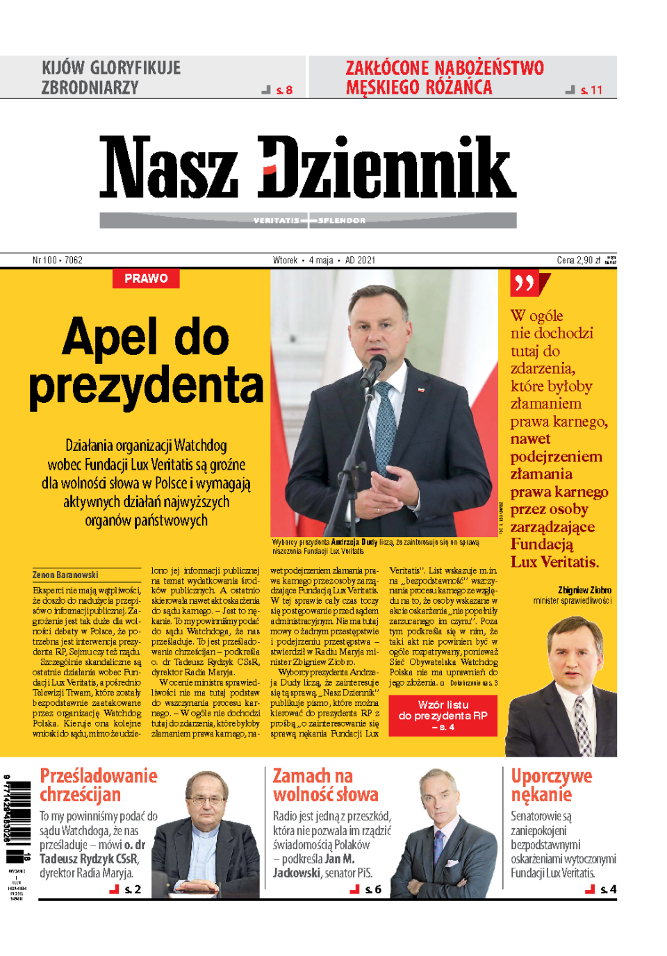 Nasz Dziennik z dnia 04.05.2021 wydanie PDF