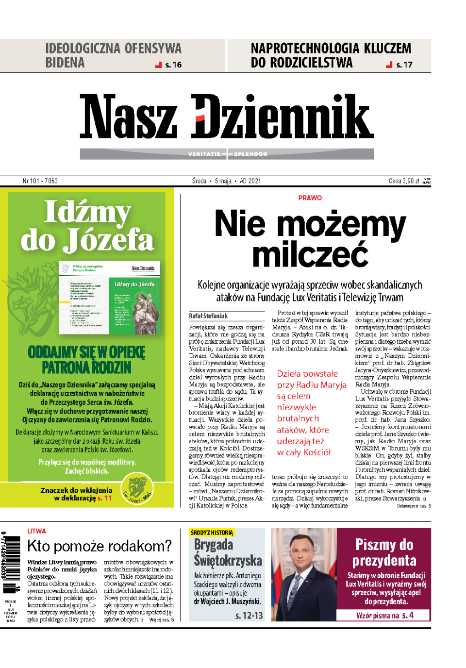 Nasz Dziennik z dnia 05.05.2021 wydanie PDF