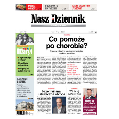 Nasz Dziennik z dnia 07.05.2021 wydanie PDF