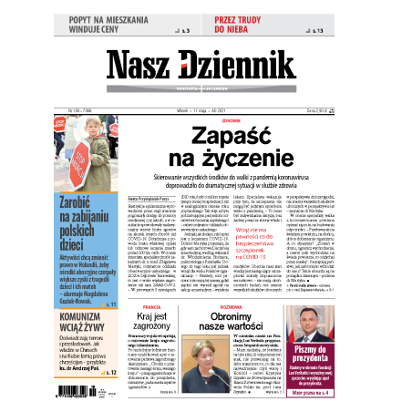 Nasz Dziennik z dnia 11.05.2021 wydanie PDF