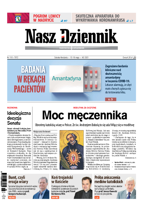 Nasz Dziennik z dnia 15.05.2021 wydanie PDF