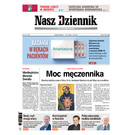 Nasz Dziennik z dnia 15.05.2021 wydanie PDF