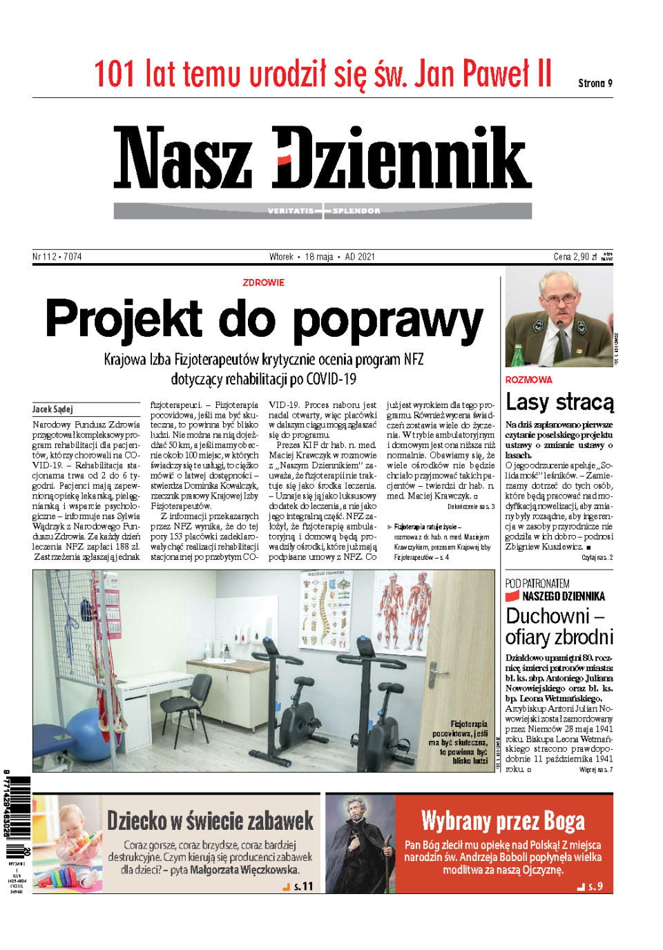 Nasz Dziennik z dnia 18.05.2021 wydanie PDF
