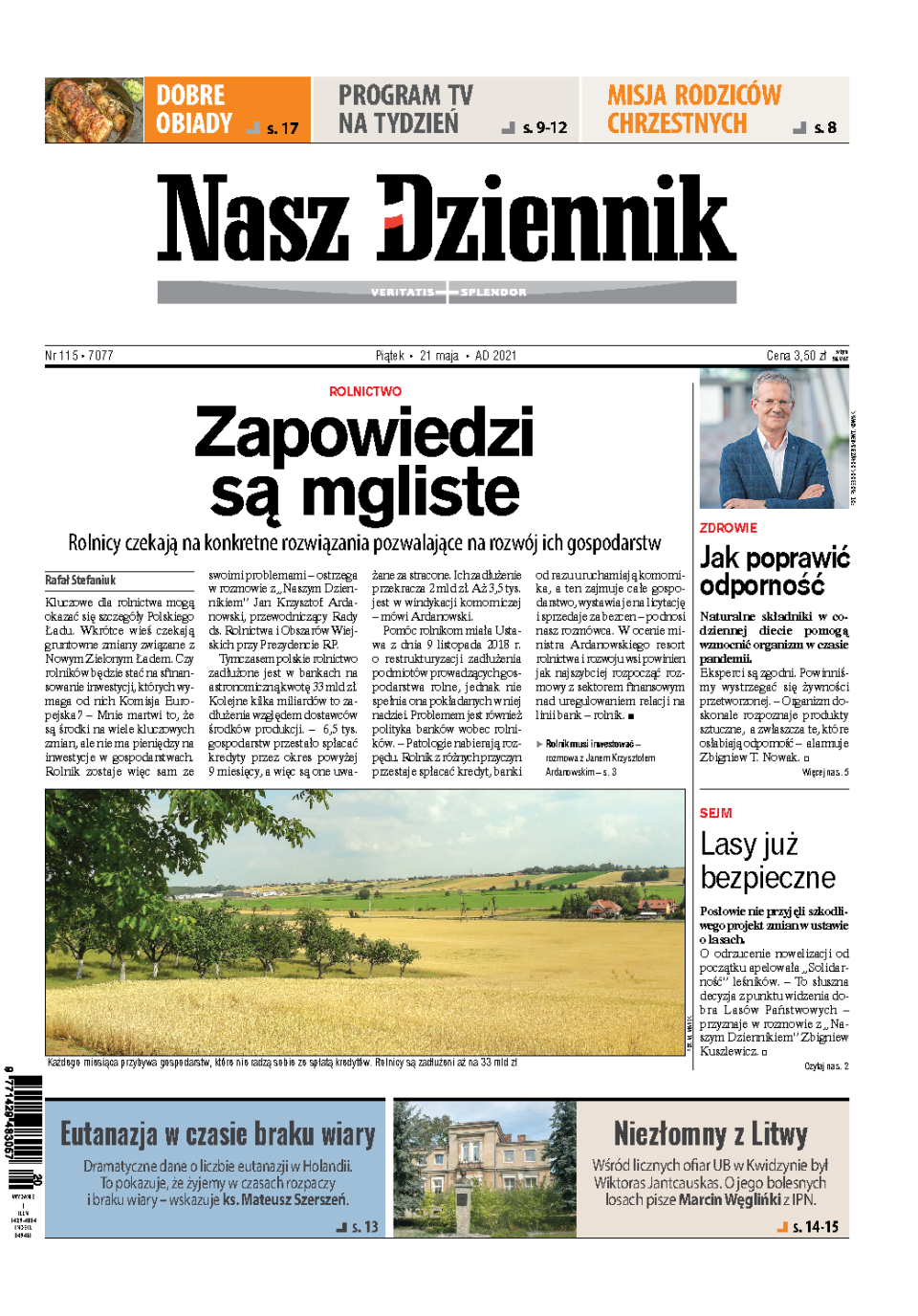 Nasz Dziennik z dnia 21.05.2021 wydanie PDF