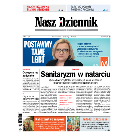Nasz Dziennik z dnia 22.05.2021 wydanie PDF