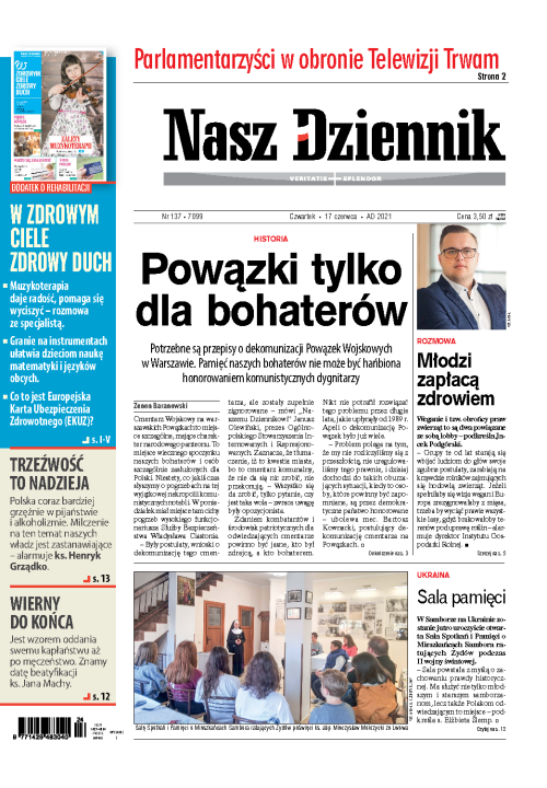Nasz Dziennik z dnia 17.06.2021 wydanie PDF