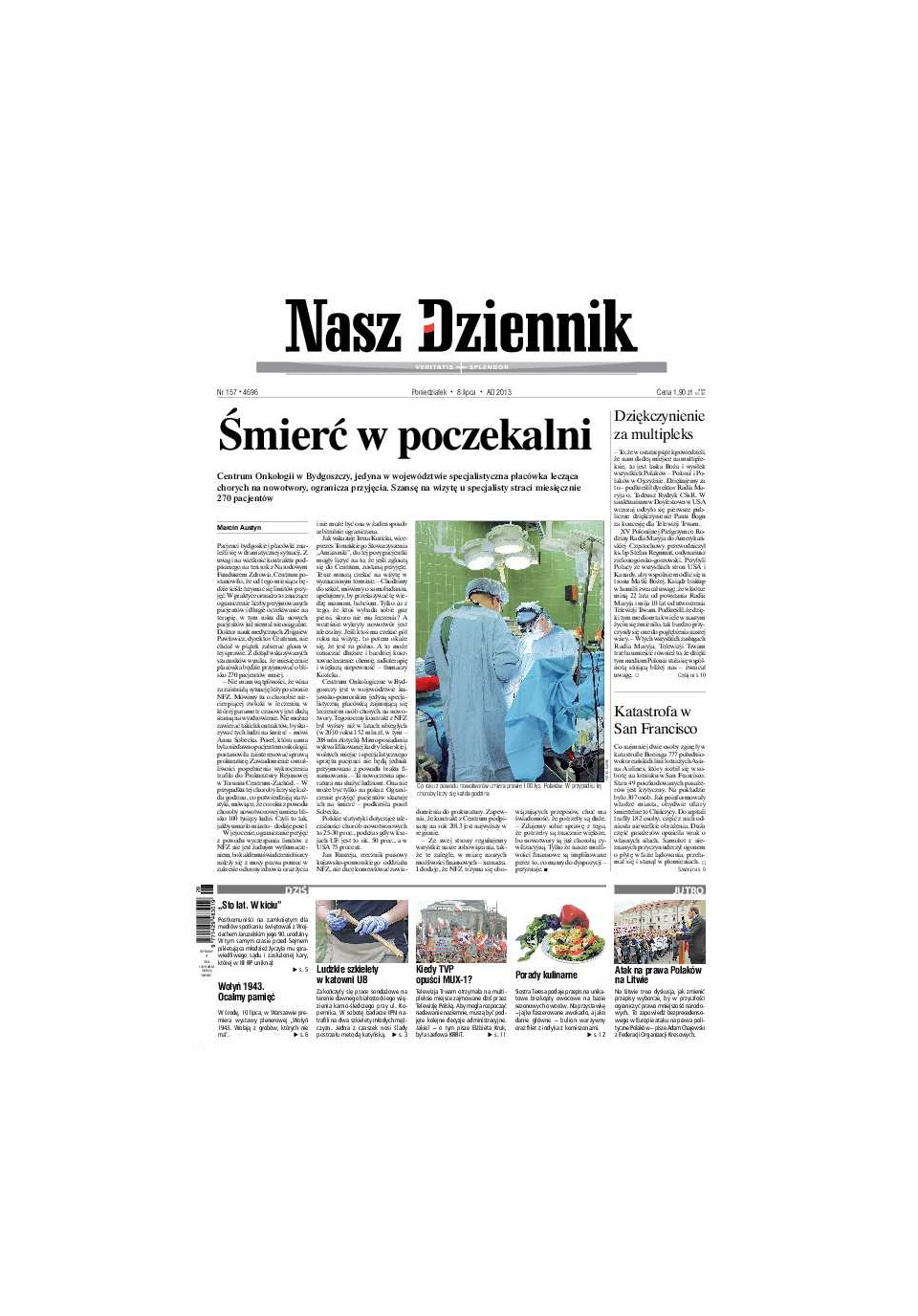 Nasz Dziennik z dnia 08.07.2013 wydanie PDF