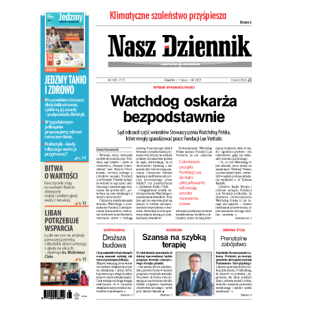 Nasz Dziennik z dnia 01.07.2021 wydanie PDF