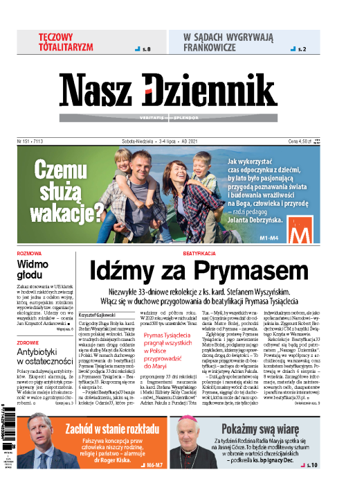 Nasz Dziennik z dnia 03.07.2021 wydanie PDF