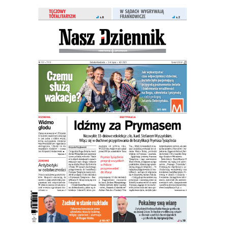 Nasz Dziennik z dnia 03.07.2021 wydanie PDF