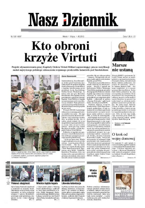 Nasz Dziennik z dnia 09.07.2013 wydanie PDF