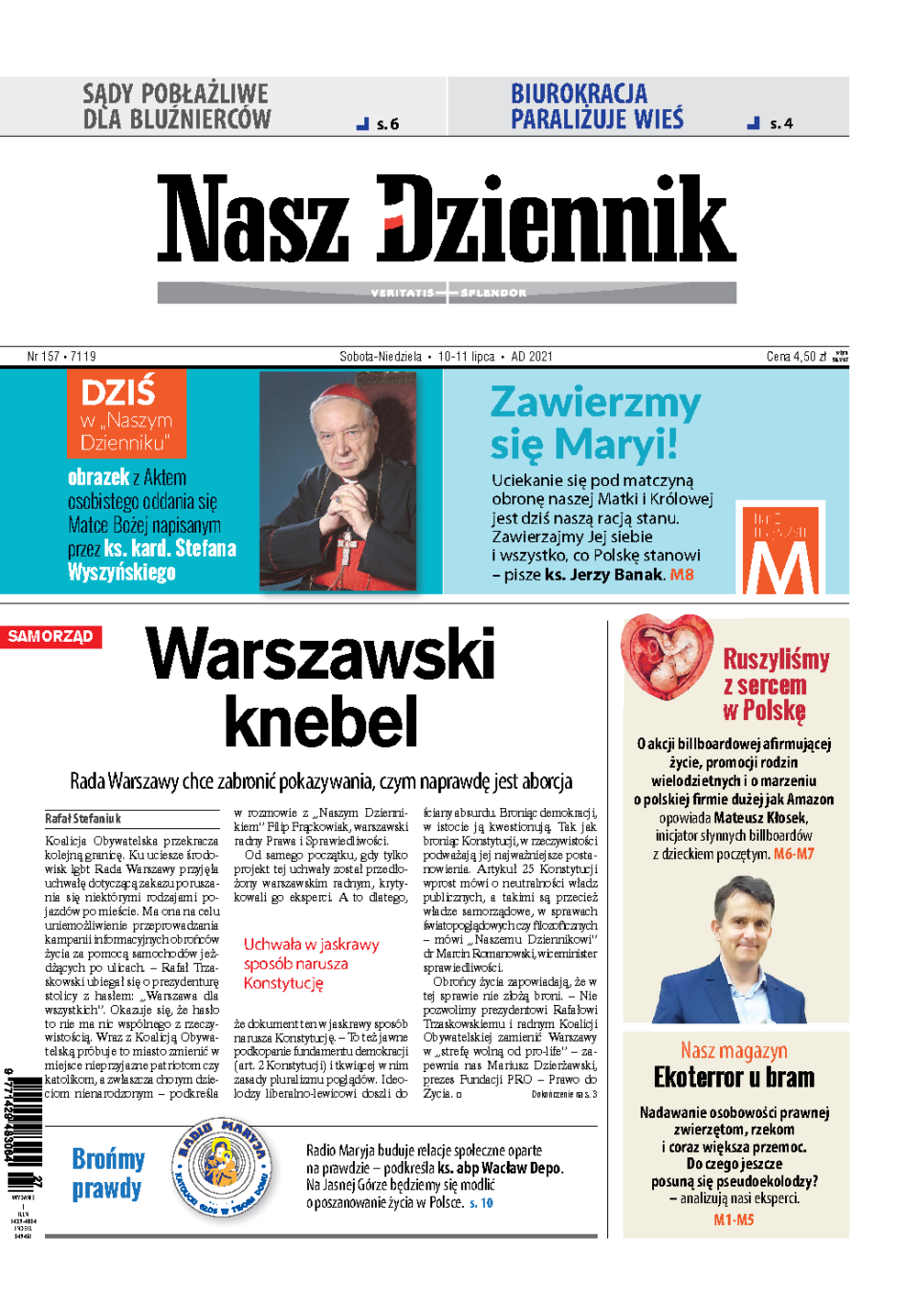 Nasz Dziennik z dnia 10.07.2021 wydanie PDF