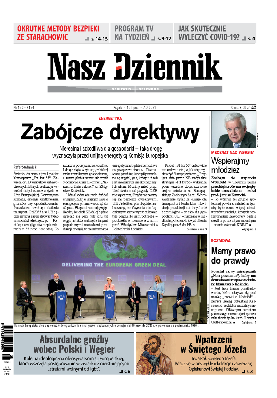 Nasz Dziennik z dnia 16.07.2021 wydanie PDF
