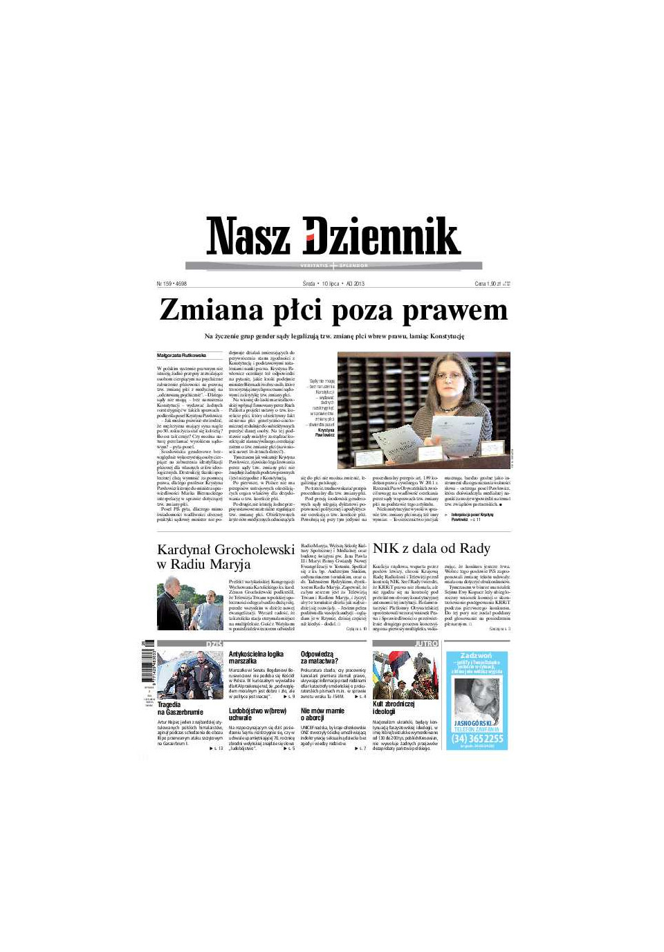 Nasz Dziennik z dnia 10.07.2013 wydanie PDF
