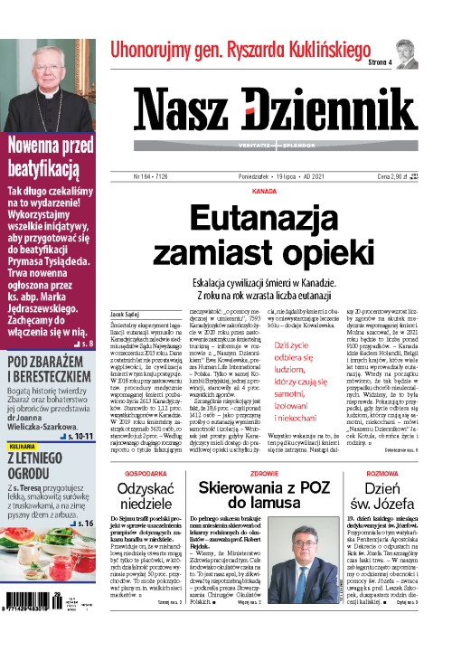 Nasz Dziennik z dnia 19.07.2021 wydanie PDF