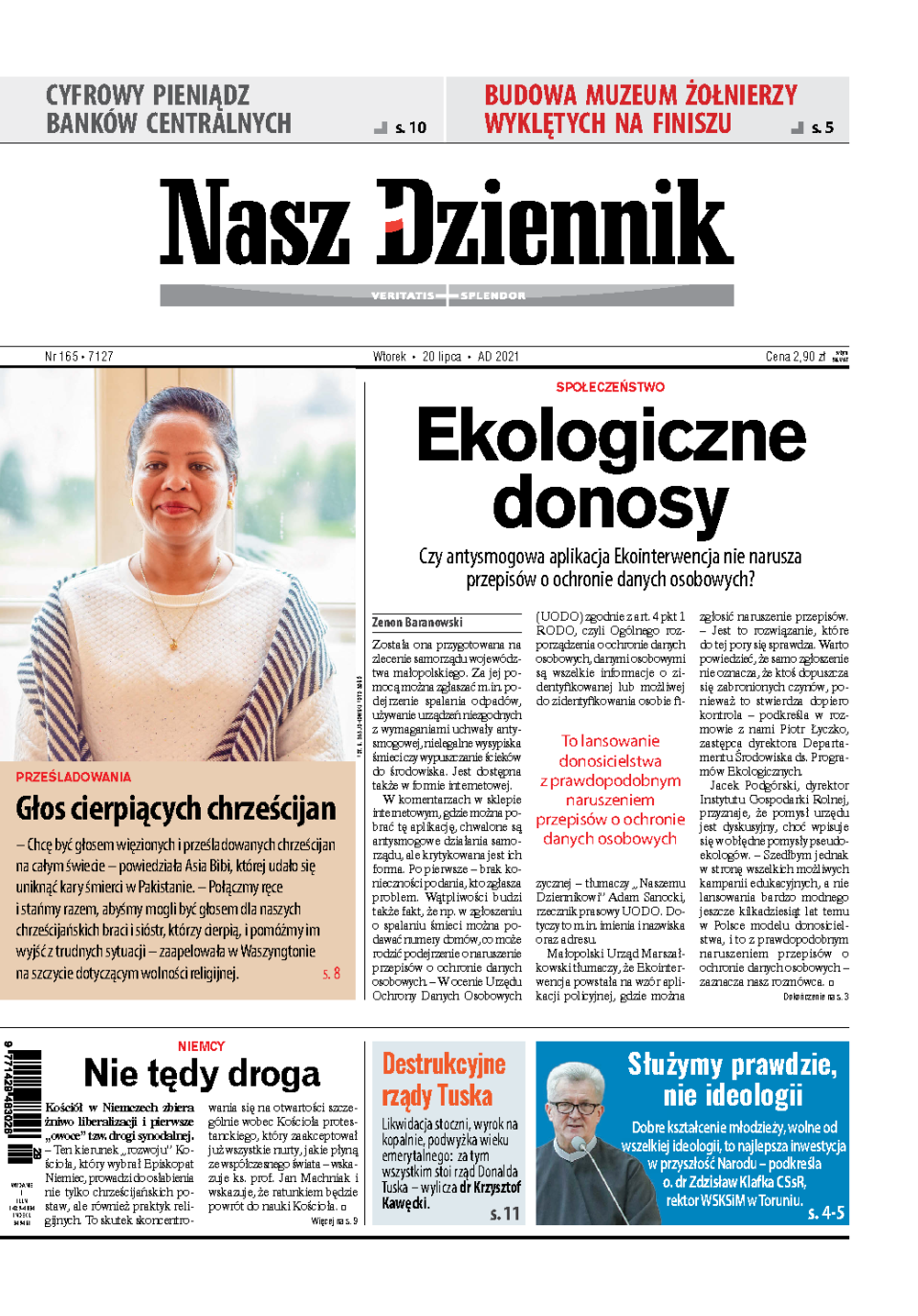 Nasz Dziennik z dnia 20.07.2021 wydanie PDF