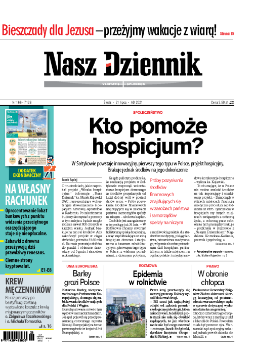 Nasz Dziennik z dnia 21.07.2021 wydanie PDF