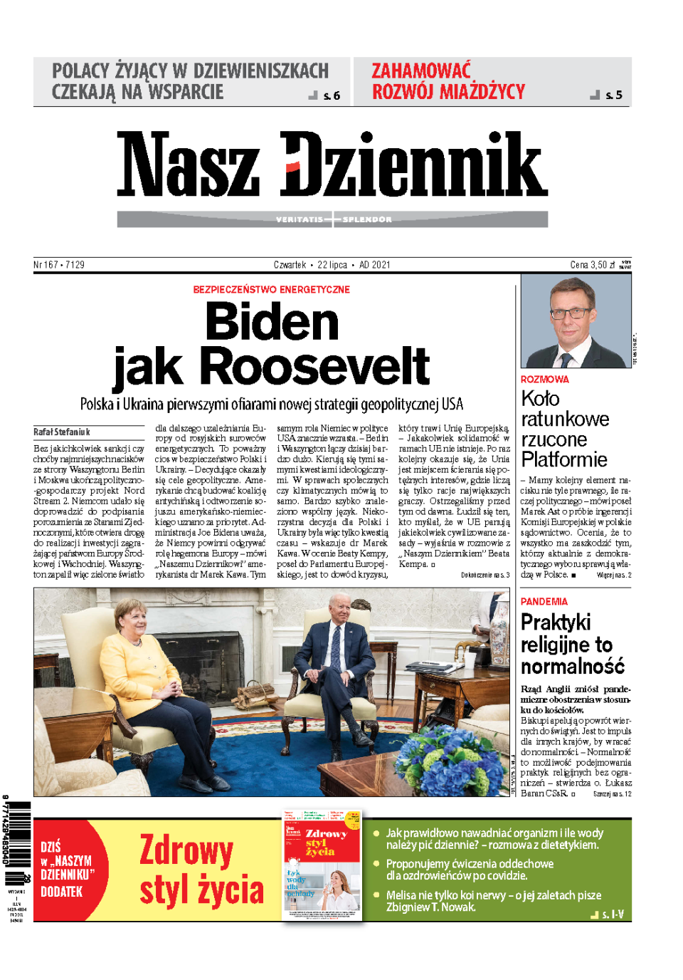 Nasz Dziennik z dnia 22.07.2021 wydanie PDF