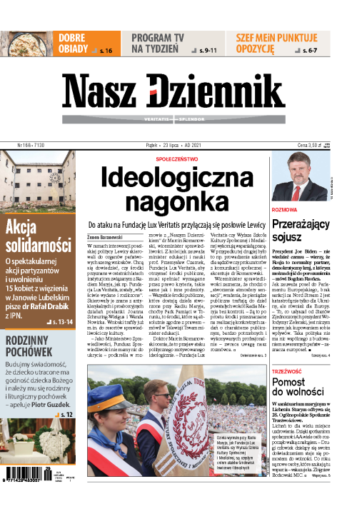 Nasz Dziennik z dnia 23.07.2021 wydanie PDF