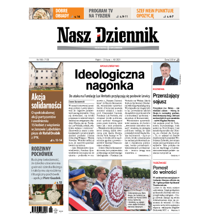 Nasz Dziennik z dnia 23.07.2021 wydanie PDF