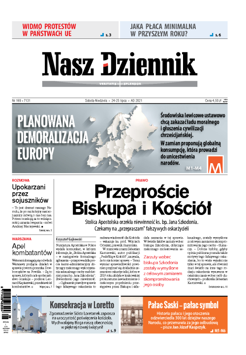 Nasz Dziennik z dnia 24.07.2021 wydanie PDF