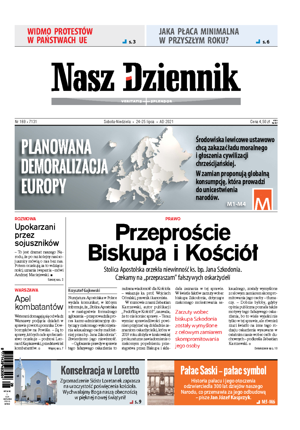 Nasz Dziennik z dnia 24.07.2021 wydanie PDF