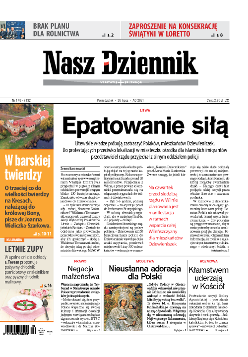 Nasz Dziennik z dnia 26.07.2021 wydanie PDF