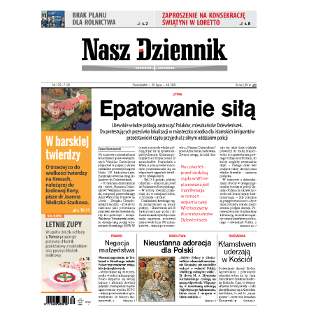 Nasz Dziennik z dnia 26.07.2021 wydanie PDF