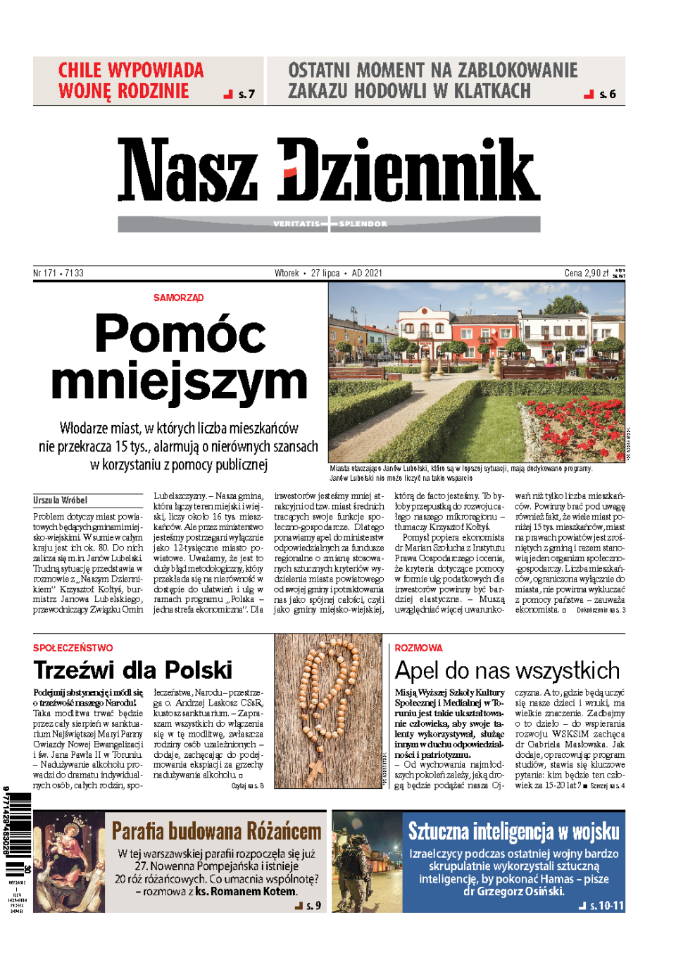 Nasz Dziennik z dnia 27.07.2021 wydanie PDF