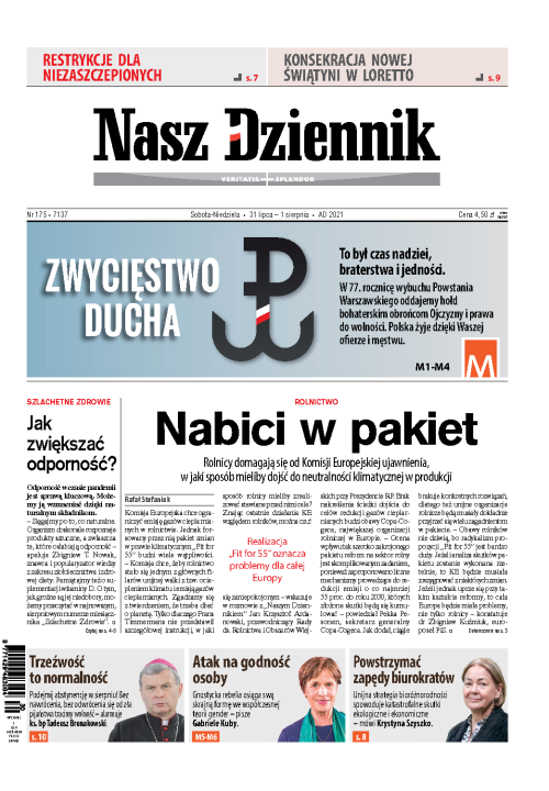 Nasz Dziennik z dnia 31.07.2021 wydanie PDF