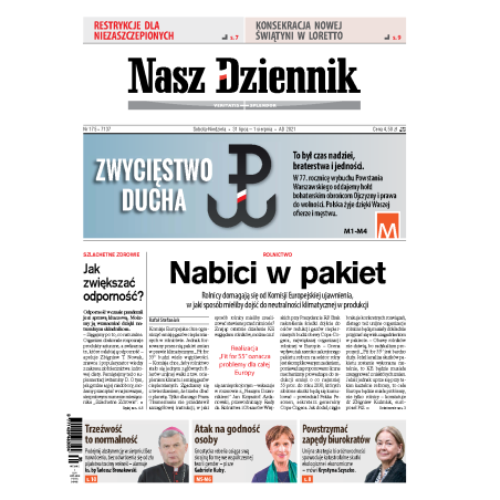 Nasz Dziennik z dnia 31.07.2021 wydanie PDF