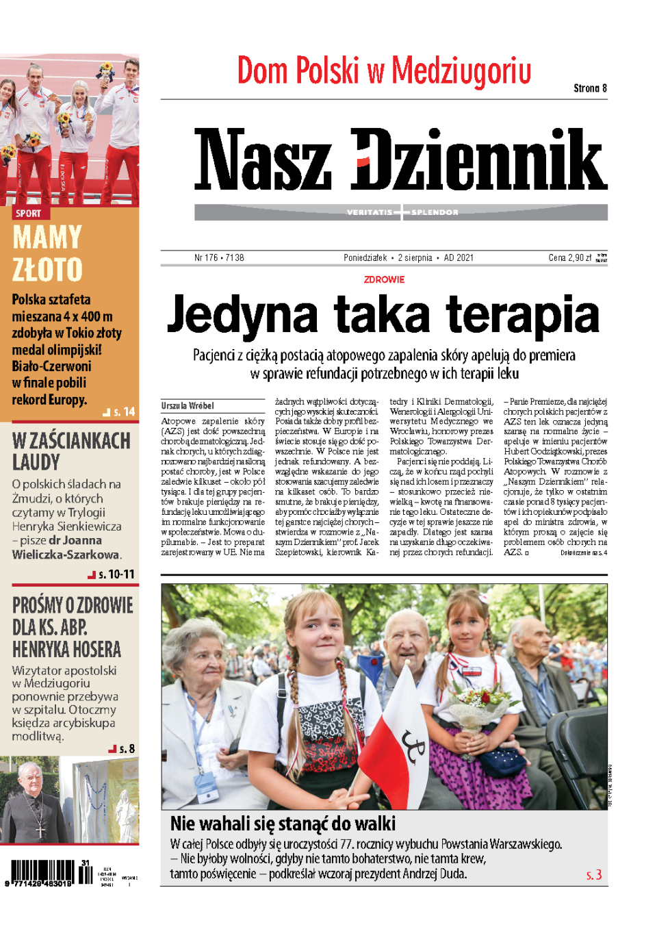 Nasz Dziennik z dnia 02.08.2021 wydanie PDF
