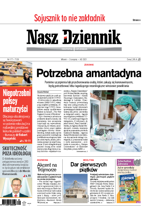 Nasz Dziennik z dnia 03.08.2021 wydanie PDF