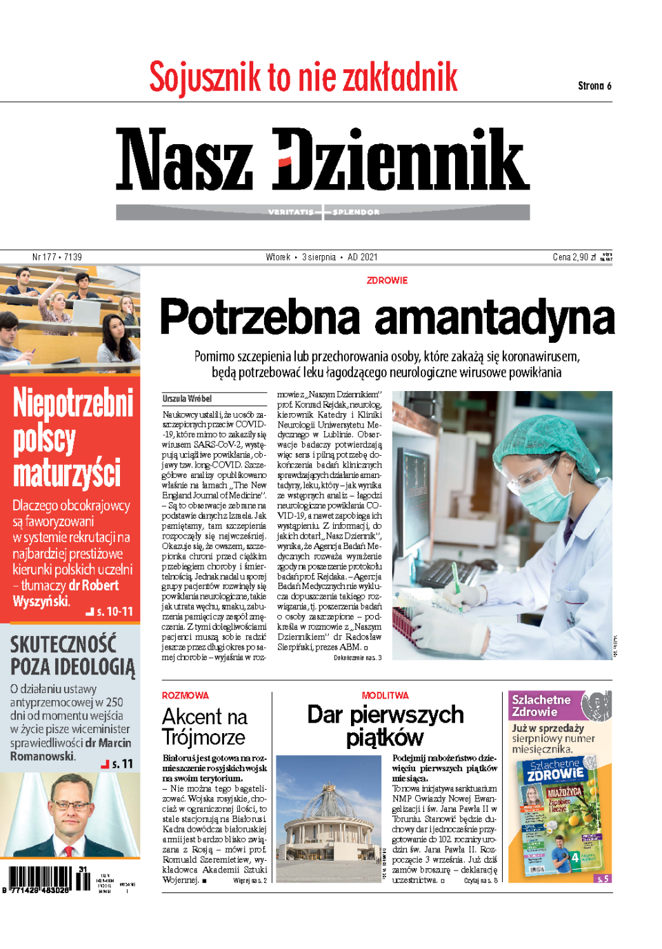 Nasz Dziennik z dnia 03.08.2021 wydanie PDF
