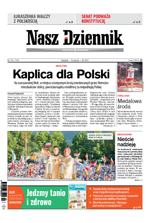 Nasz Dziennik z dnia 05.08.2021 wydanie PDF