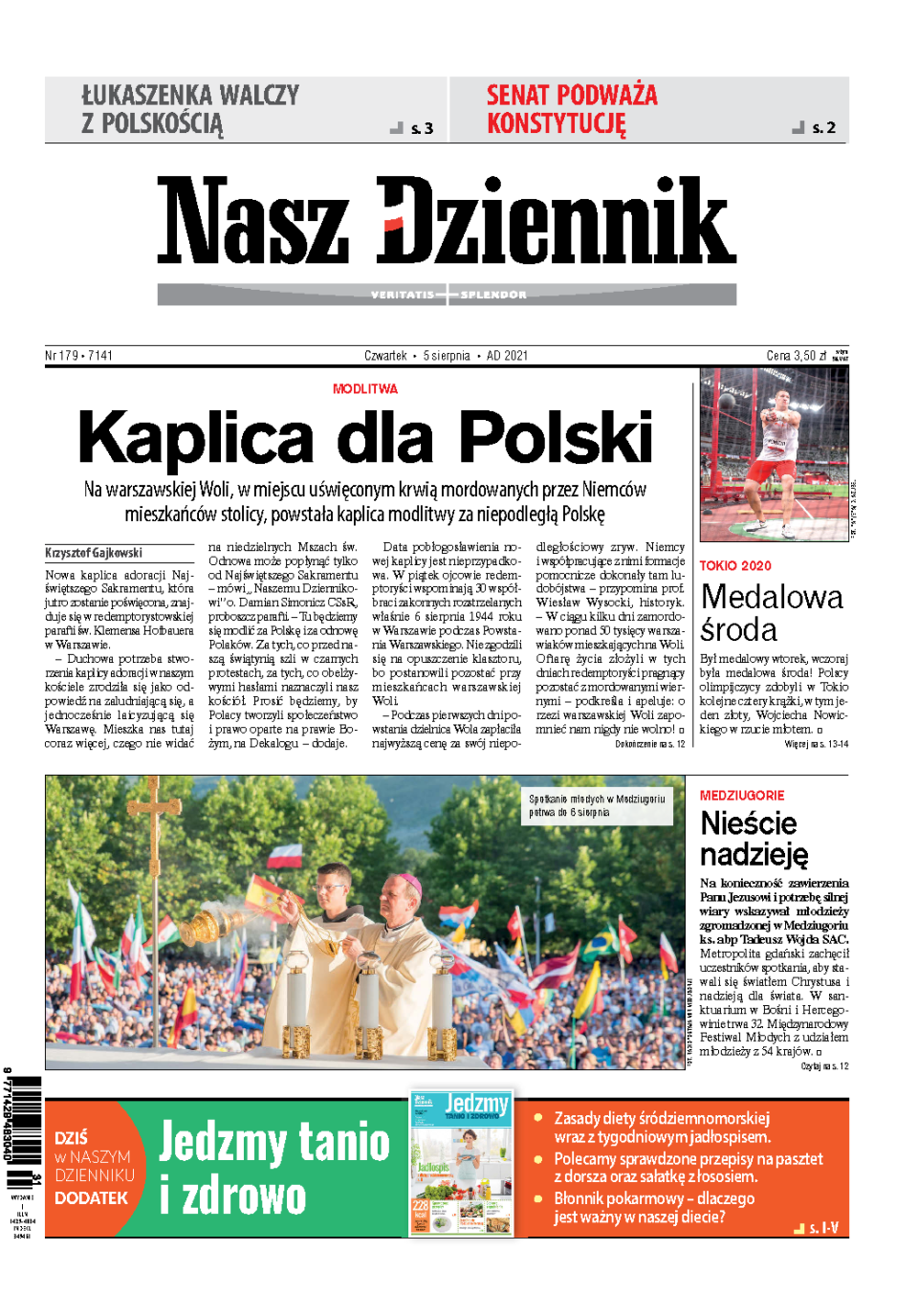 Nasz Dziennik z dnia 05.08.2021 wydanie PDF