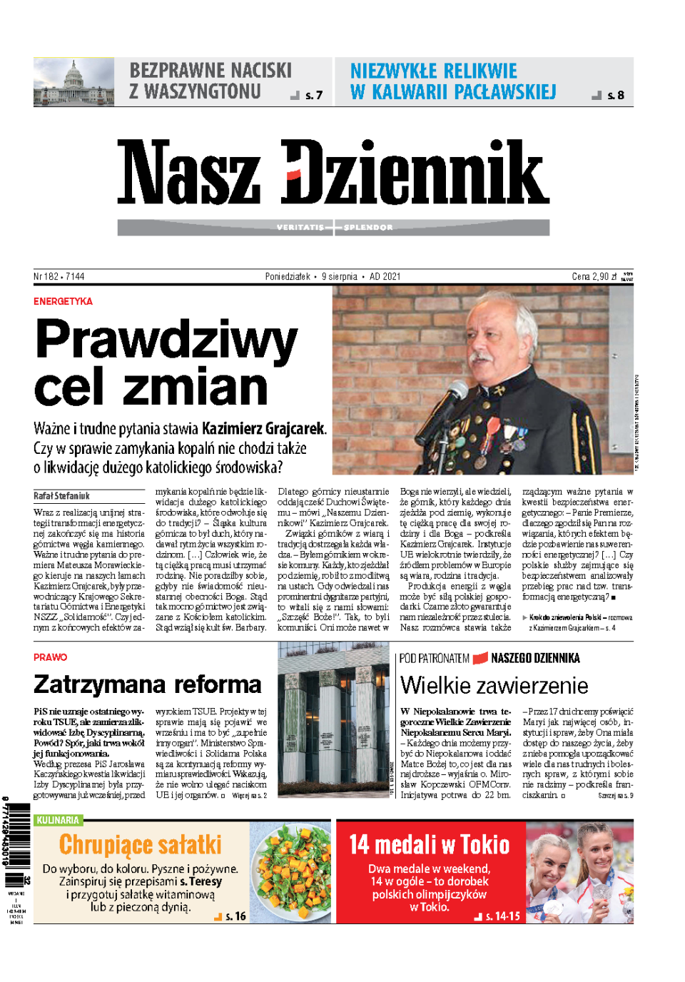 Nasz Dziennik z dnia 09.08.2021 wydanie PDF