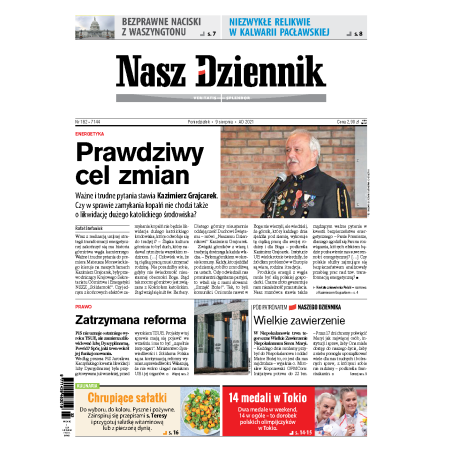 Nasz Dziennik z dnia 09.08.2021 wydanie PDF