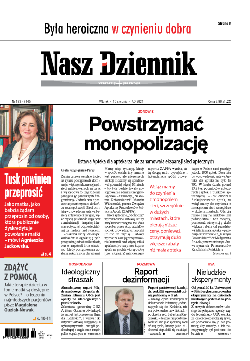 Nasz Dziennik z dnia 10.08.2021 wydanie PDF