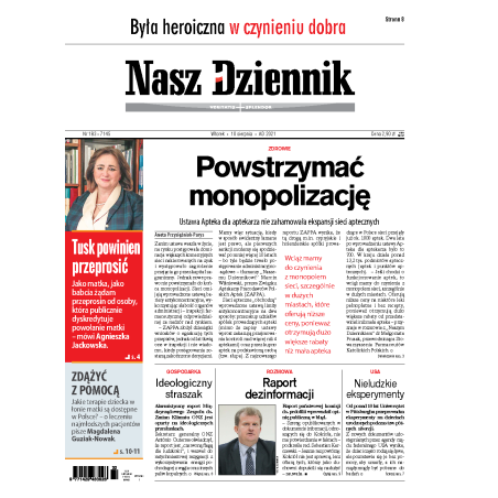 Nasz Dziennik z dnia 10.08.2021 wydanie PDF