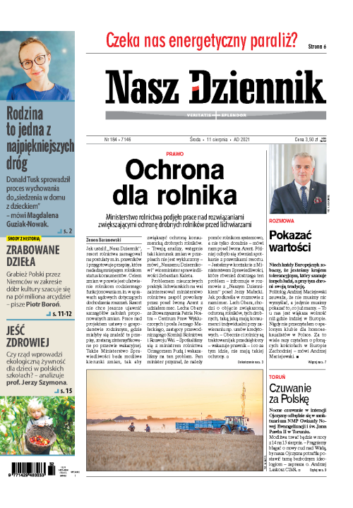 Nasz Dziennik z dnia 11.08.2021 wydanie PDF