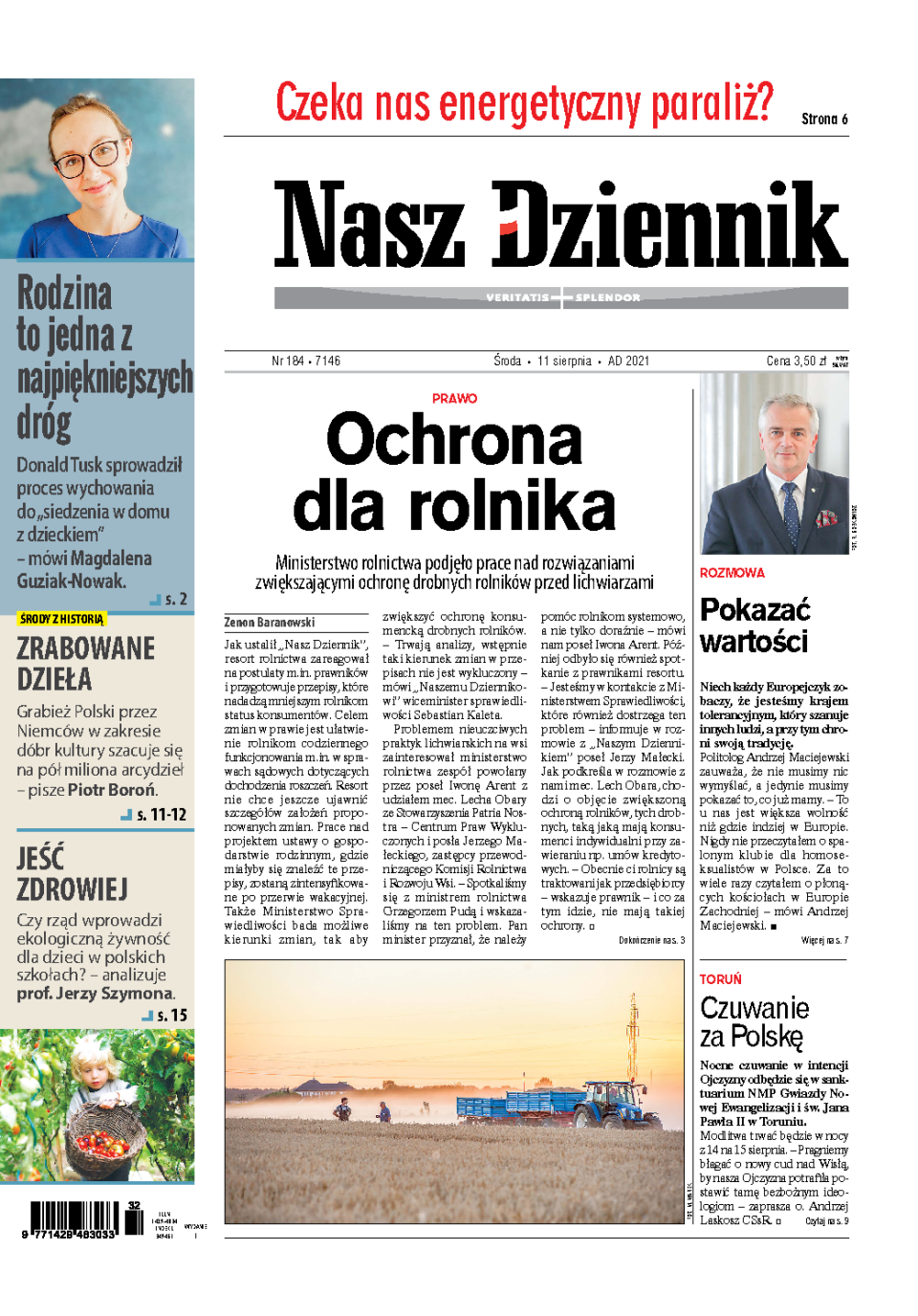 Nasz Dziennik z dnia 11.08.2021 wydanie PDF