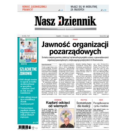 Nasz Dziennik z dnia 12.08.2021 wydanie PDF