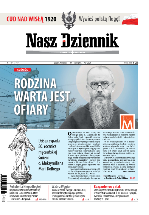 Nasz Dziennik z dnia 14.08.2021 wydanie PDF