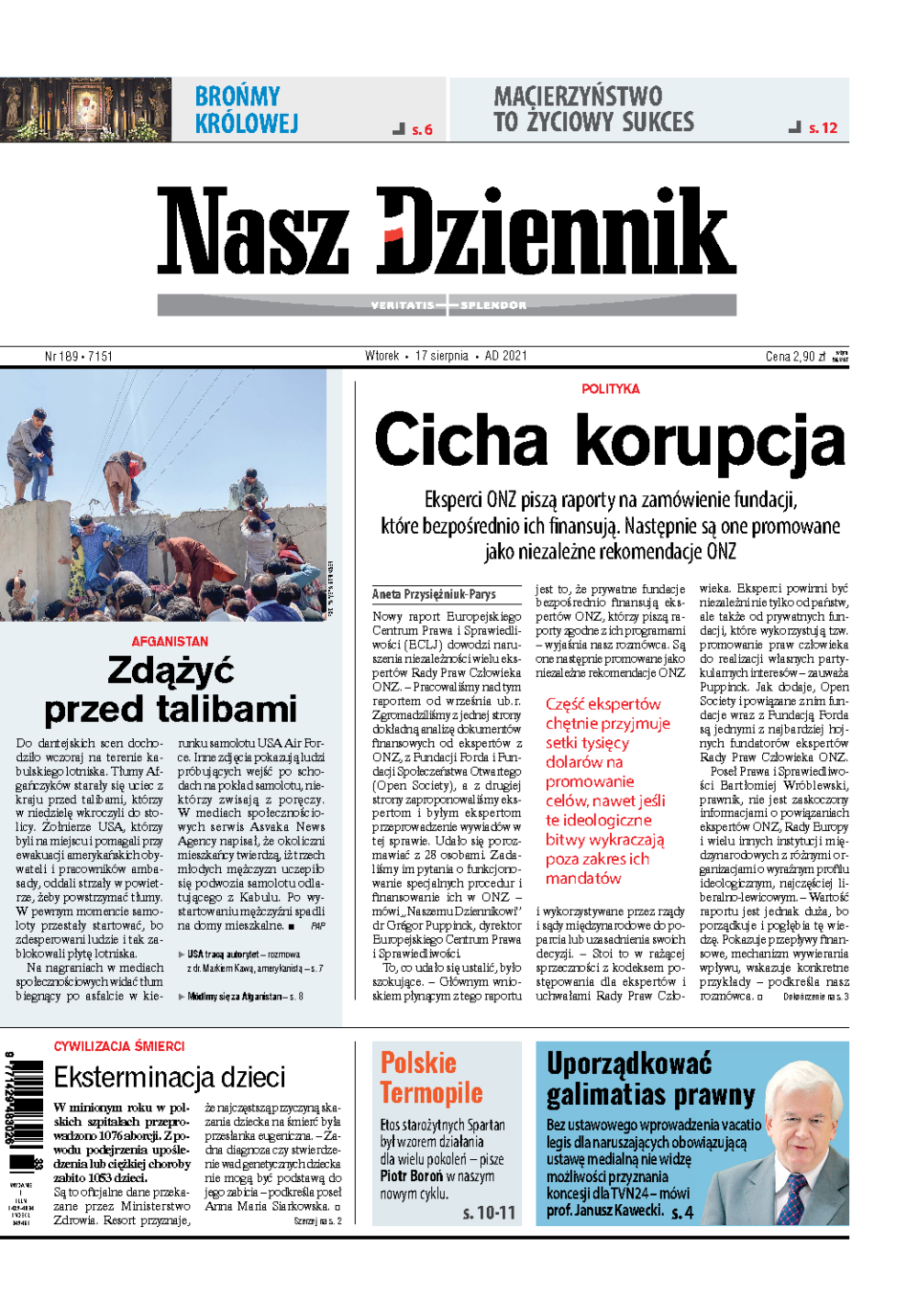 Nasz Dziennik z dnia 17.08.2021 wydanie PDF